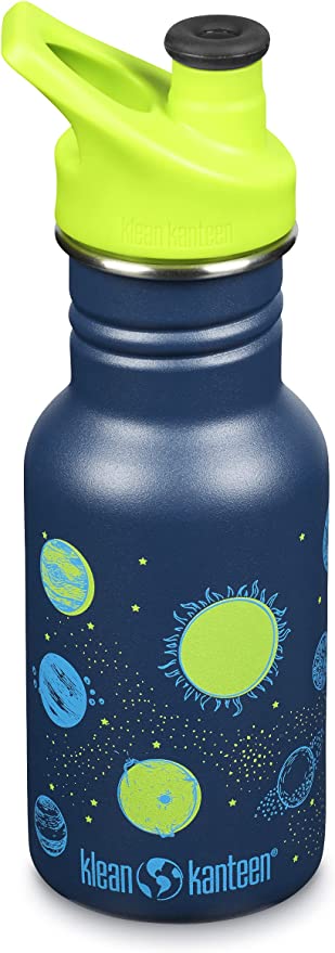 Klean Kanteen Kid Classic Sport Bottle, 12 oz - Planets