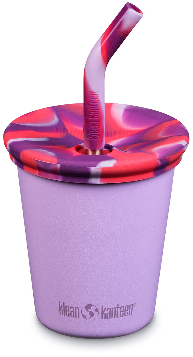 Klean Kanteen Kid Cup with Straw Lid, 10oz - Crocus Petal