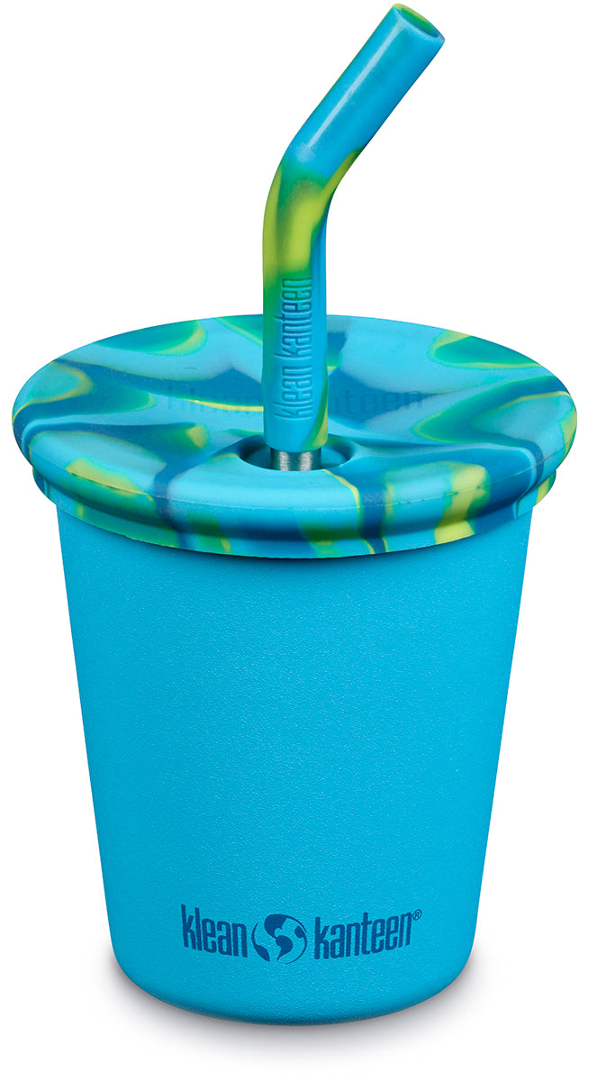 Klean Kanteen Kid Cup with Straw Lid, 10oz - Hawaiian Ocean