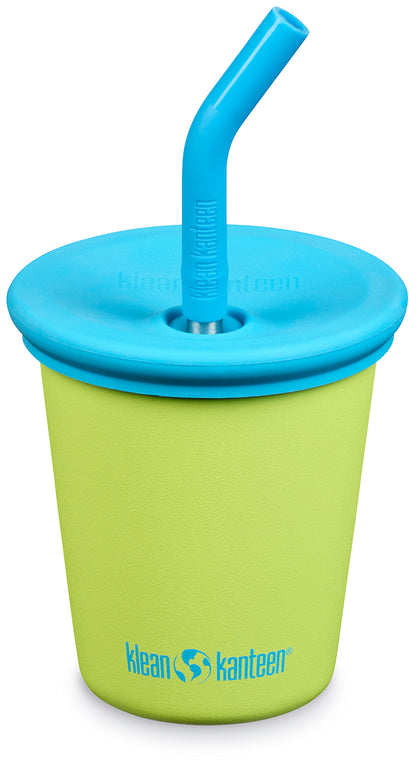 Klean Kanteen Kid Cup with Straw Lid, 10oz - Juicy Pear