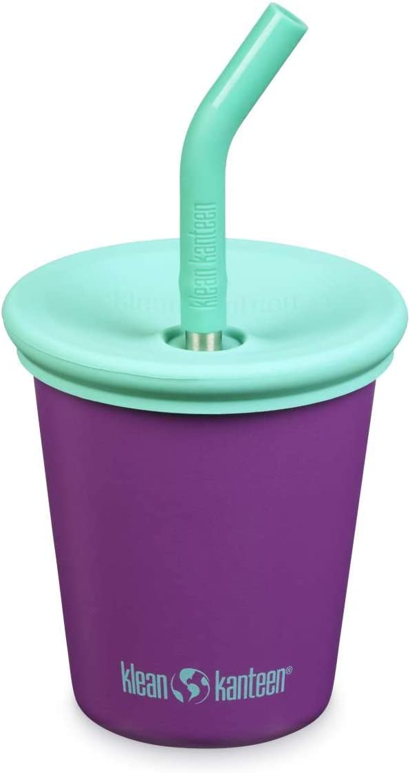 Klean Kanteen Kid Cup with Straw Lid, 10oz - Sparkling Grape