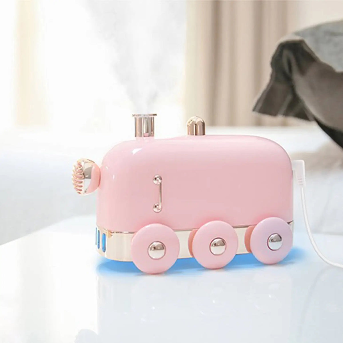 Kubbick Trozk Mini Train Humidifier - Pink