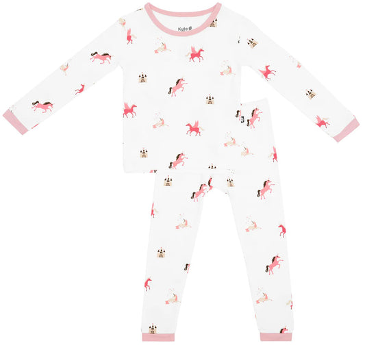 Kyte Baby Toddler Long Sleeve Pajama Set - Unicorn (2T)