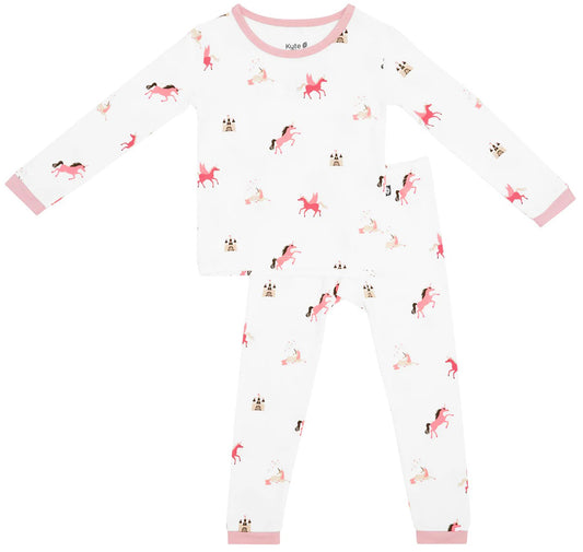 Kyte Baby Toddler Long Sleeve Pajama Set - Unicorn (3T)