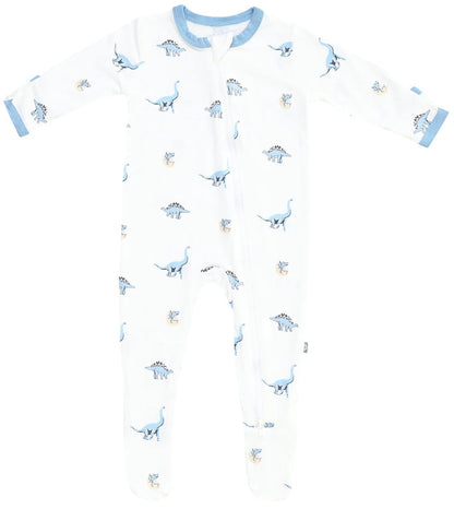 Kyte Baby Zippered Footie - Jurassic (0-3M)