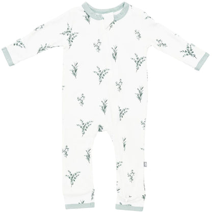 Kyte Baby Zippered Romper - Eucalyptus (3-6M)