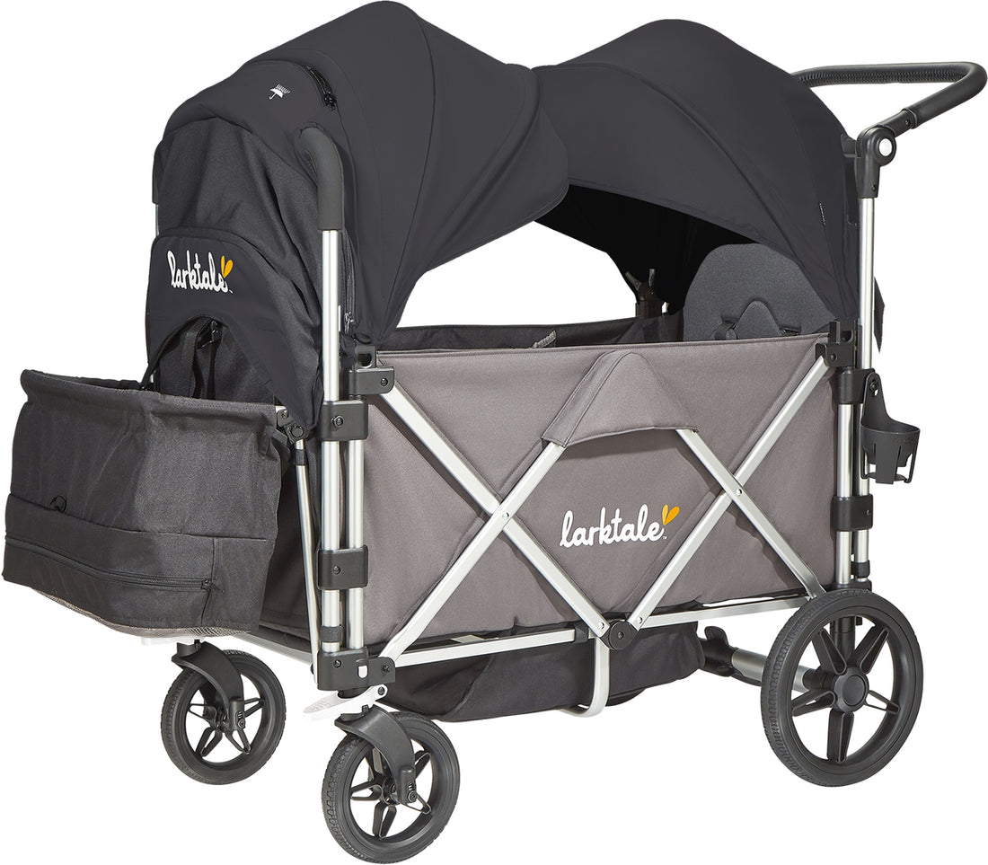 Larktale Caravan Stroller Wagon Complete - Mornington Gray/Byron Black