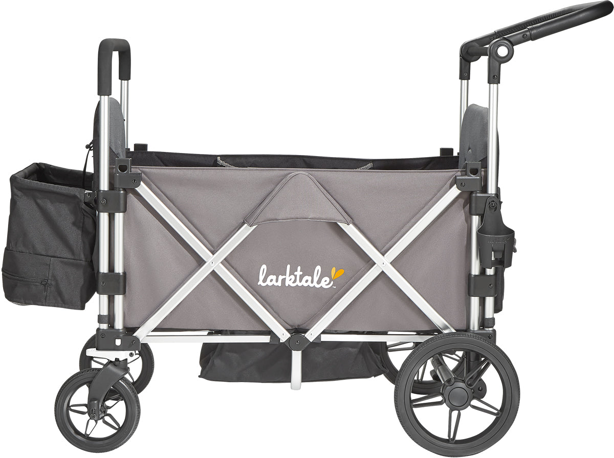 Larktale Caravan Stroller Wagon Complete - Mornington Gray/Clovelly Yellow