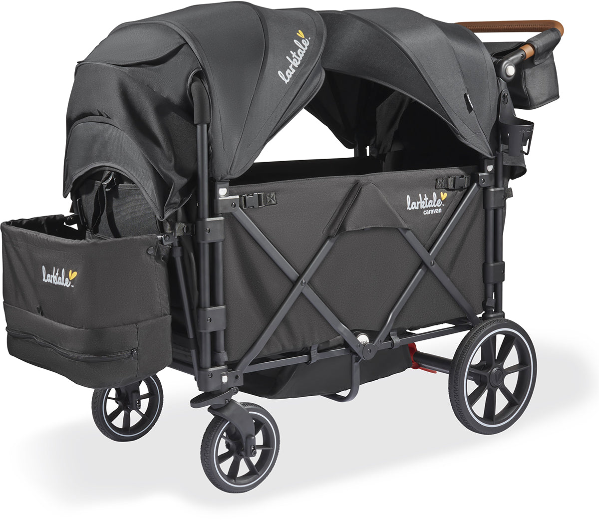 Larktale Caravan V3 (2 Seater) Stroller Wagon - Byron Black