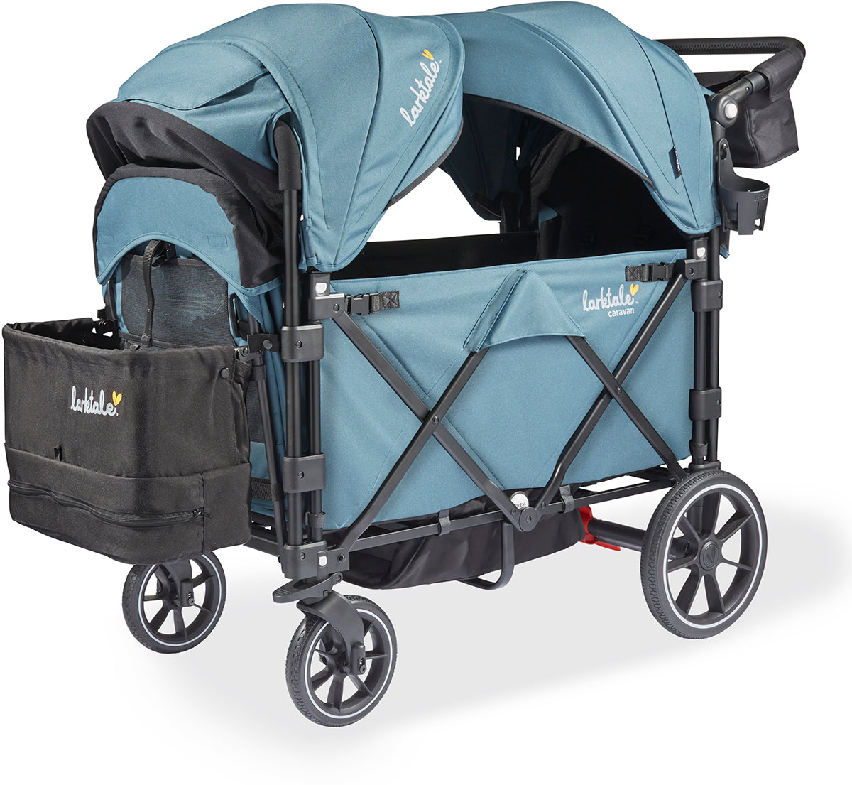 Larktale Caravan V3 (2 Seater) Stroller Wagon - Seaford Blue