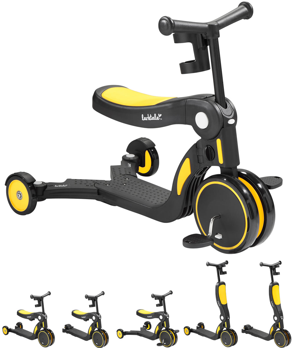 Larktale Scoobi 5-in-1 Convertible Scooter - Clovelly Yellow