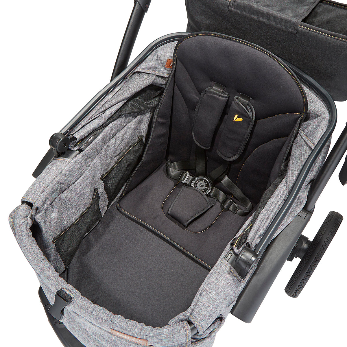 Larktale Sprout Single-to-Double Stroller Wagon - Nightcliff Stone