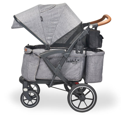 Larktale Sprout Single-to-Double Stroller Wagon - Nightcliff Stone