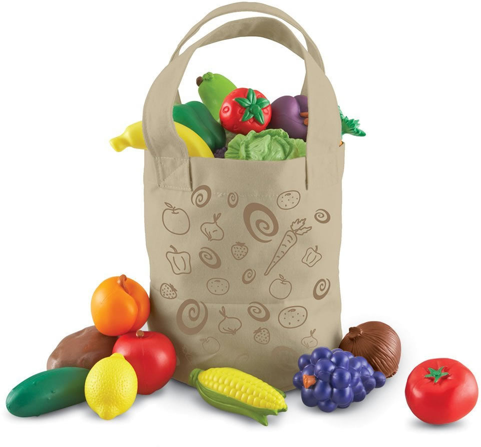 Learning Resources Fresh Picked Fruit & Veggie Tote