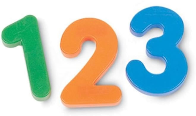 Learning Resources Jumbo Magnetic Numbers, 36pc