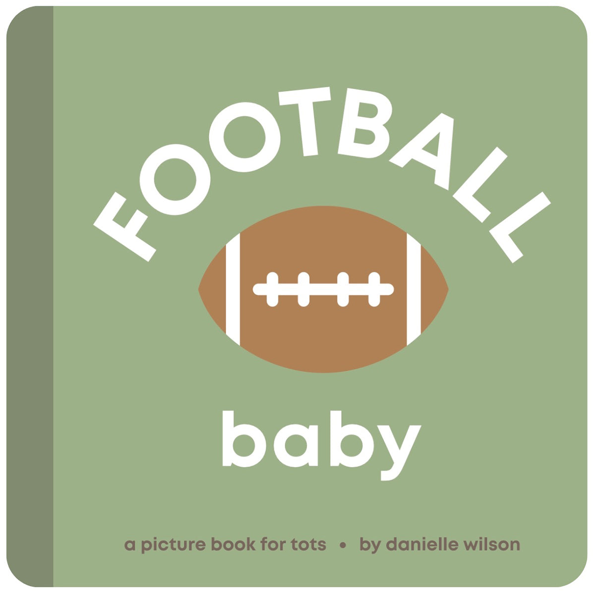 Left Hand Book House Board Book - Football Baby