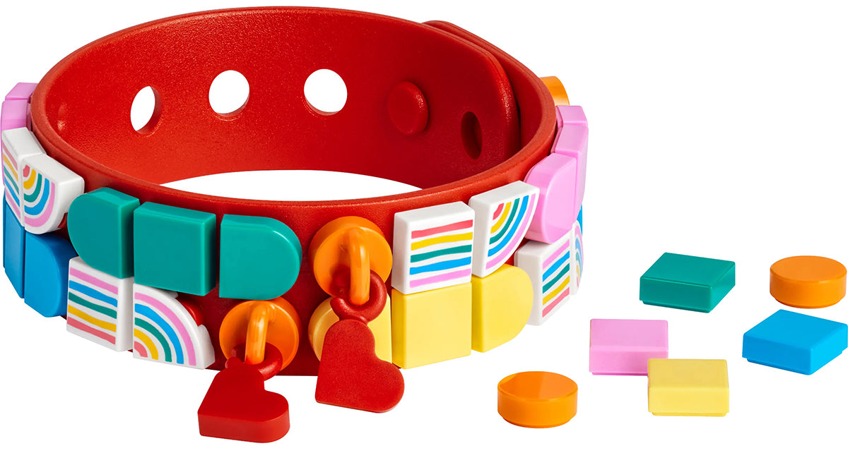 LEGO Dots Rainbow Bracelet with Charms