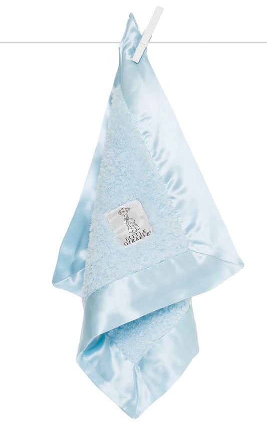 Little Giraffe Chenille Blanky - Blue