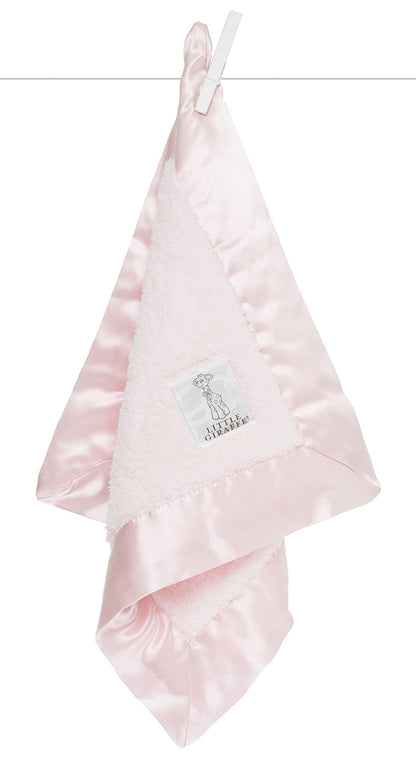 Little Giraffe Chenille Blanky - Pink