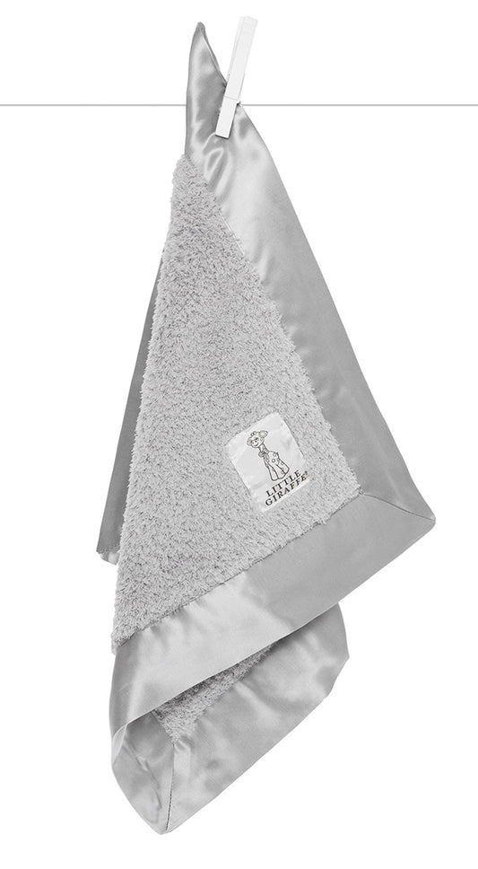 Little Giraffe Chenille Blanky - Silver