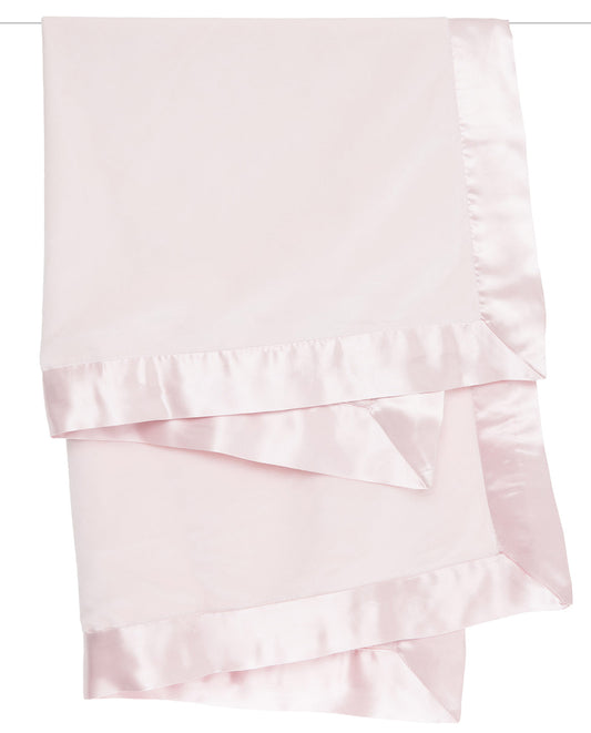 Little Giraffe Velvet Deluxe Baby Blanket - Pink