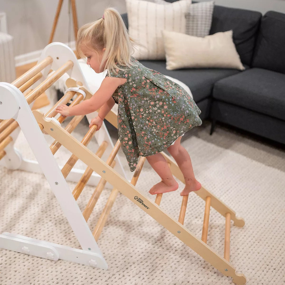 Little Partners Climbing Ladder - Natural (Unassembled)