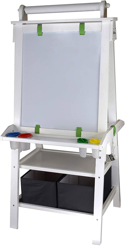 Little Partners Deluxe Art Easel Center - Soft White