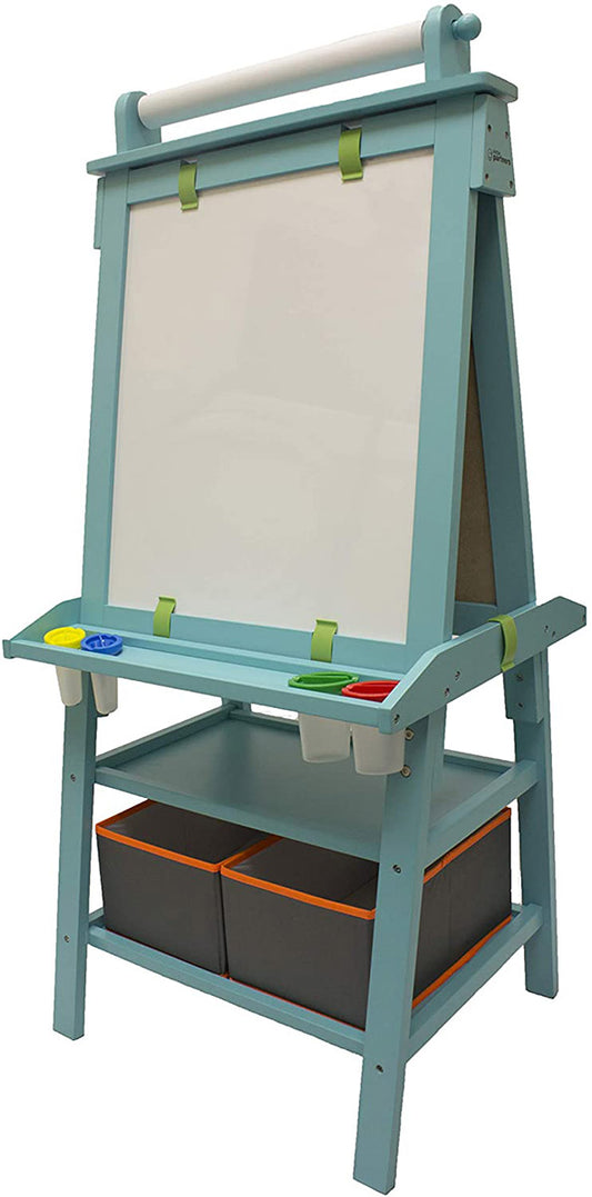 Little Partners Deluxe Art Easel Center - Turquoise/Teal Frosting