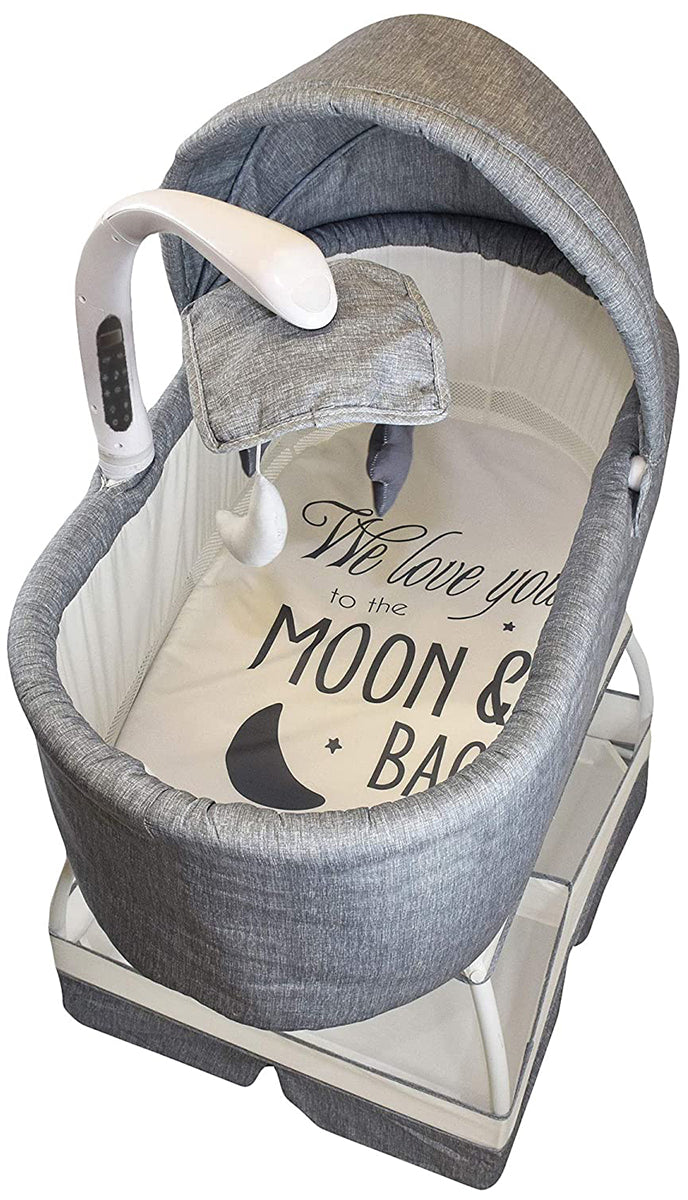 TruBliss Deluxe Bassinet - Stonewash