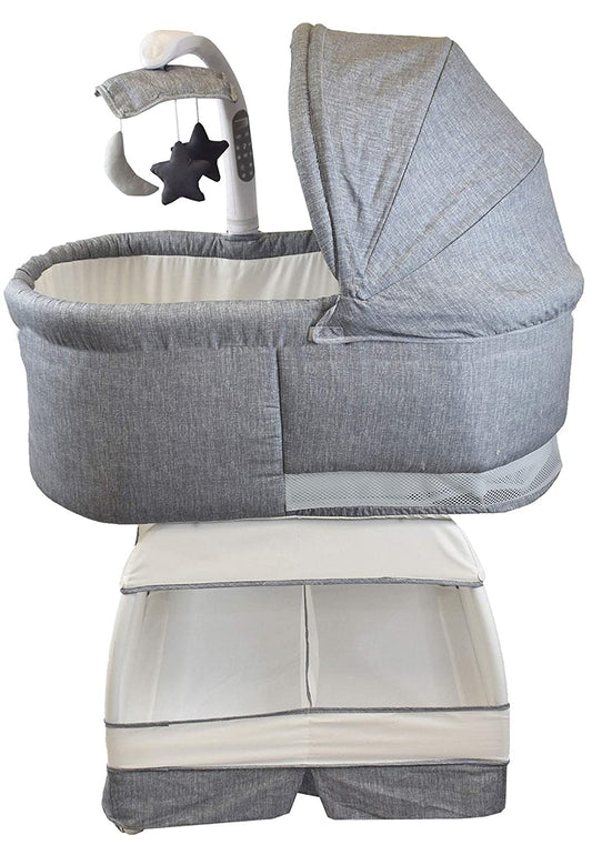 TruBliss Deluxe Bassinet - Stonewash