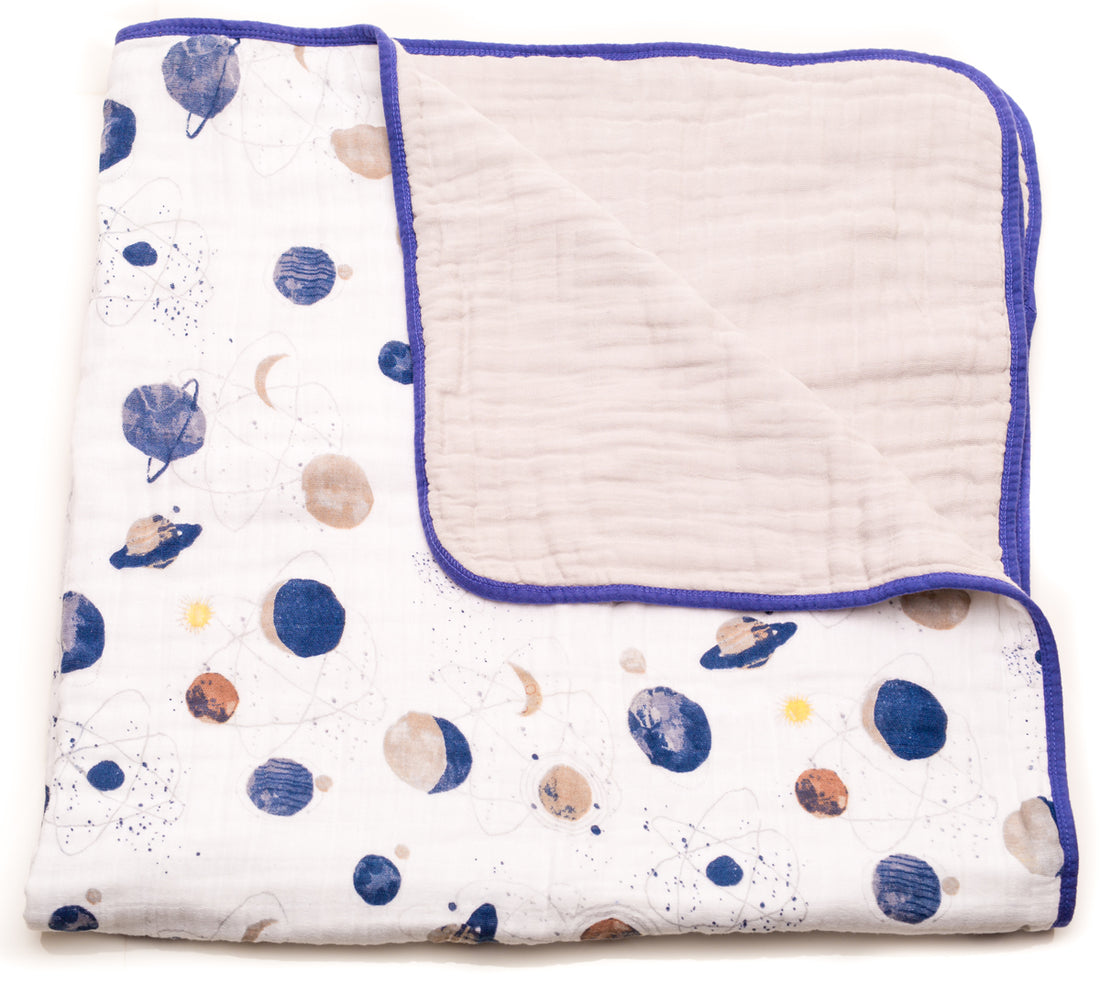 Little Unicorn Cotton Muslin Quilt - Planetary