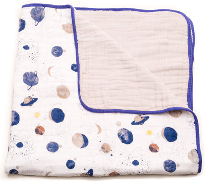 Little Unicorn Cotton Muslin Quilt - Planetary