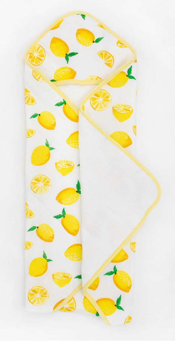 Little Unicorn Infant Hooded Towel - Lemon