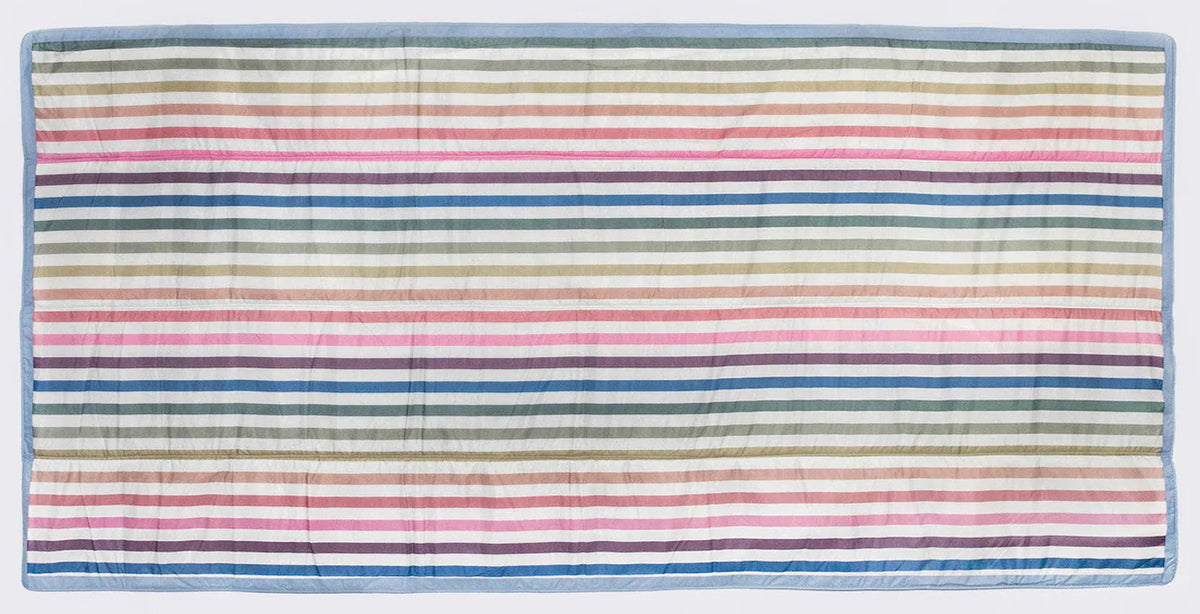 Little Unicorn Outdoor Blanket 5 x 10 - Chroma Rugby Stripe