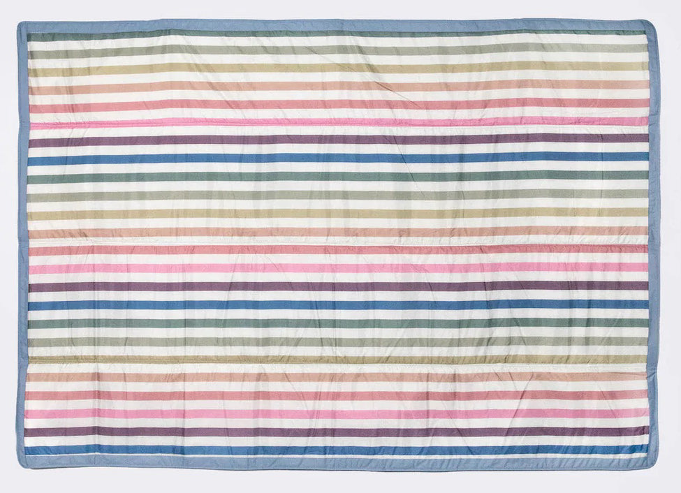 Little Unicorn Outdoor Blanket 5 x 7 - Chroma Rugby Stripe