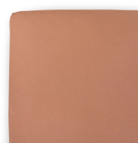 Little Unicorn Stretch Knit Crib Sheet - Terracotta