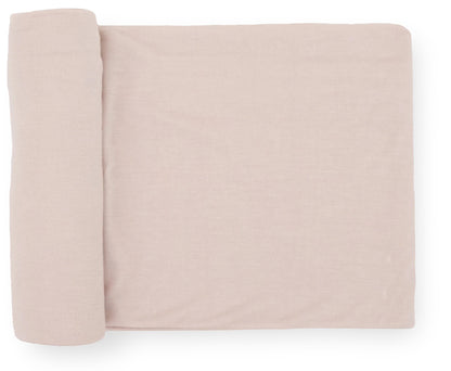 Little Unicorn Stretch Knit Swaddle Blanket - Soft Blush