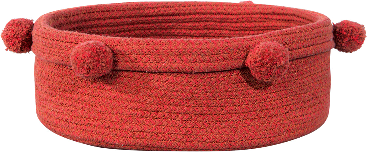 Lorena Canals Basket Tray - Brick Red (1'x 1')