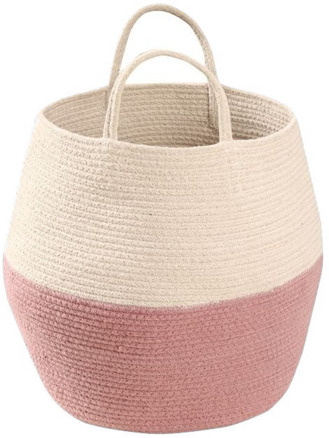 Lorena Canals Basket Zoco - Ash Rose/Natural (1'2" x 1')