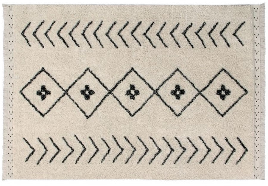 Lorena Canals Bereber Rug - Rhombs (4'7" x 7'1")