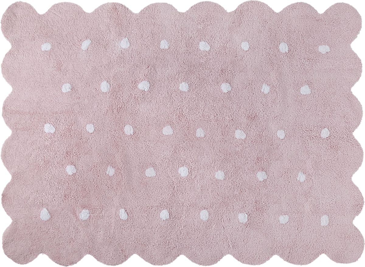 Lorena Canals Biscuit Rug - Pink (4' x 5' 3")