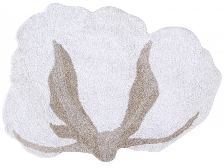 Lorena Canals Cotton Flower Rug (4'3" x 4')