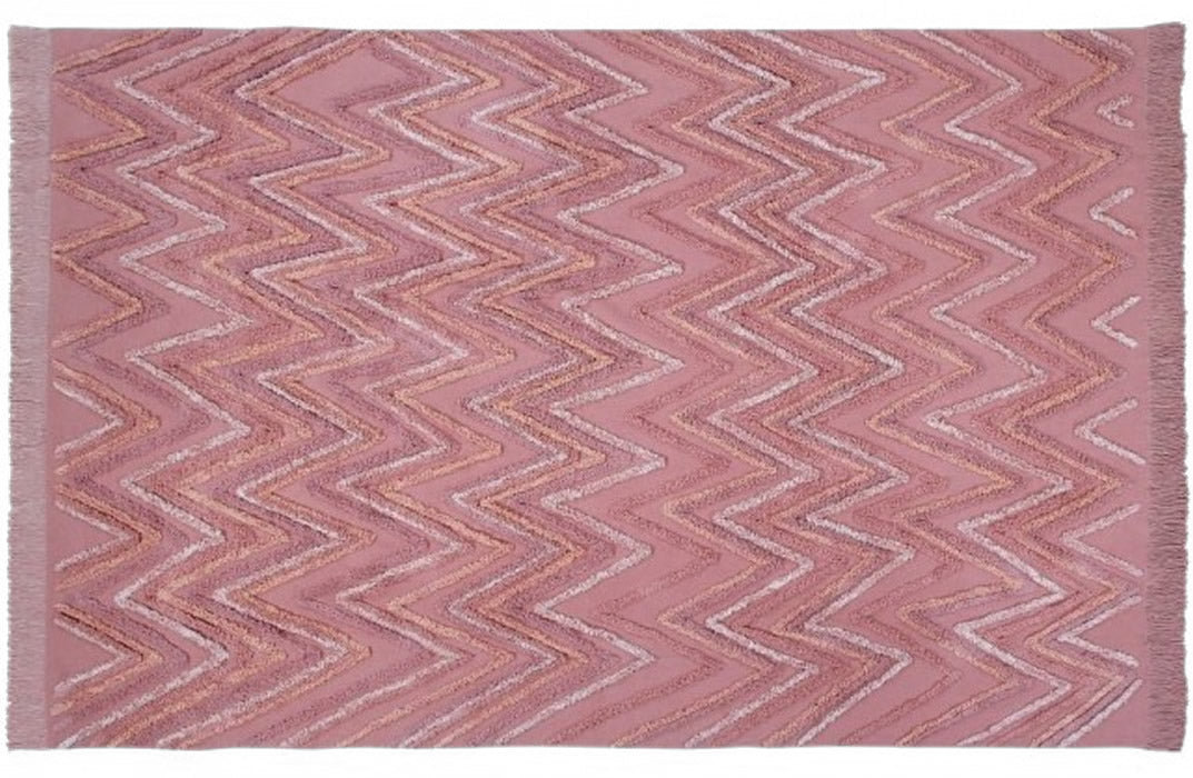 Lorena Canals Earth Rug - Canyon Rose (5'7" x 8')