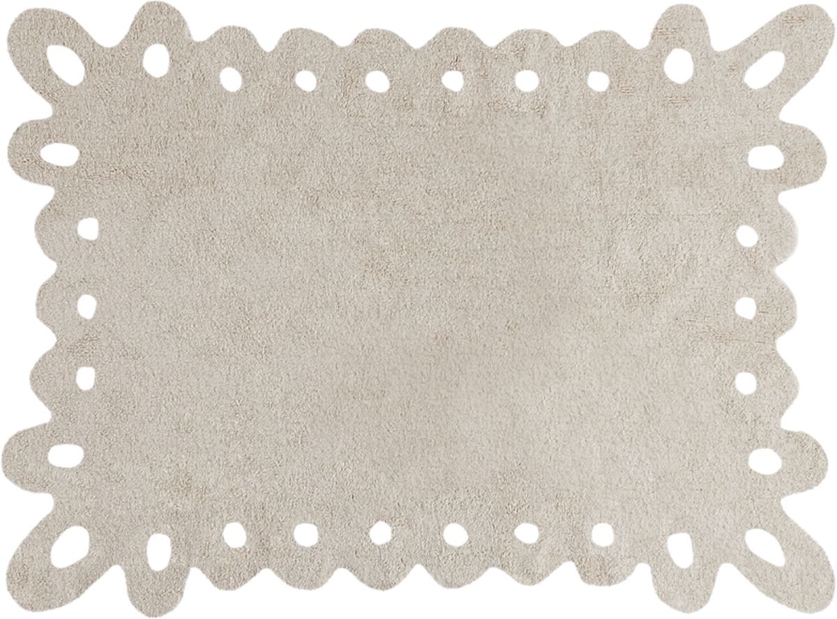 Lorena Canals Lace Rug - Beige (4' x 5' 3")