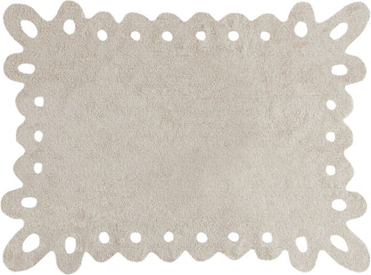 Lorena Canals Lace Rug - Beige (4' x 5' 3")