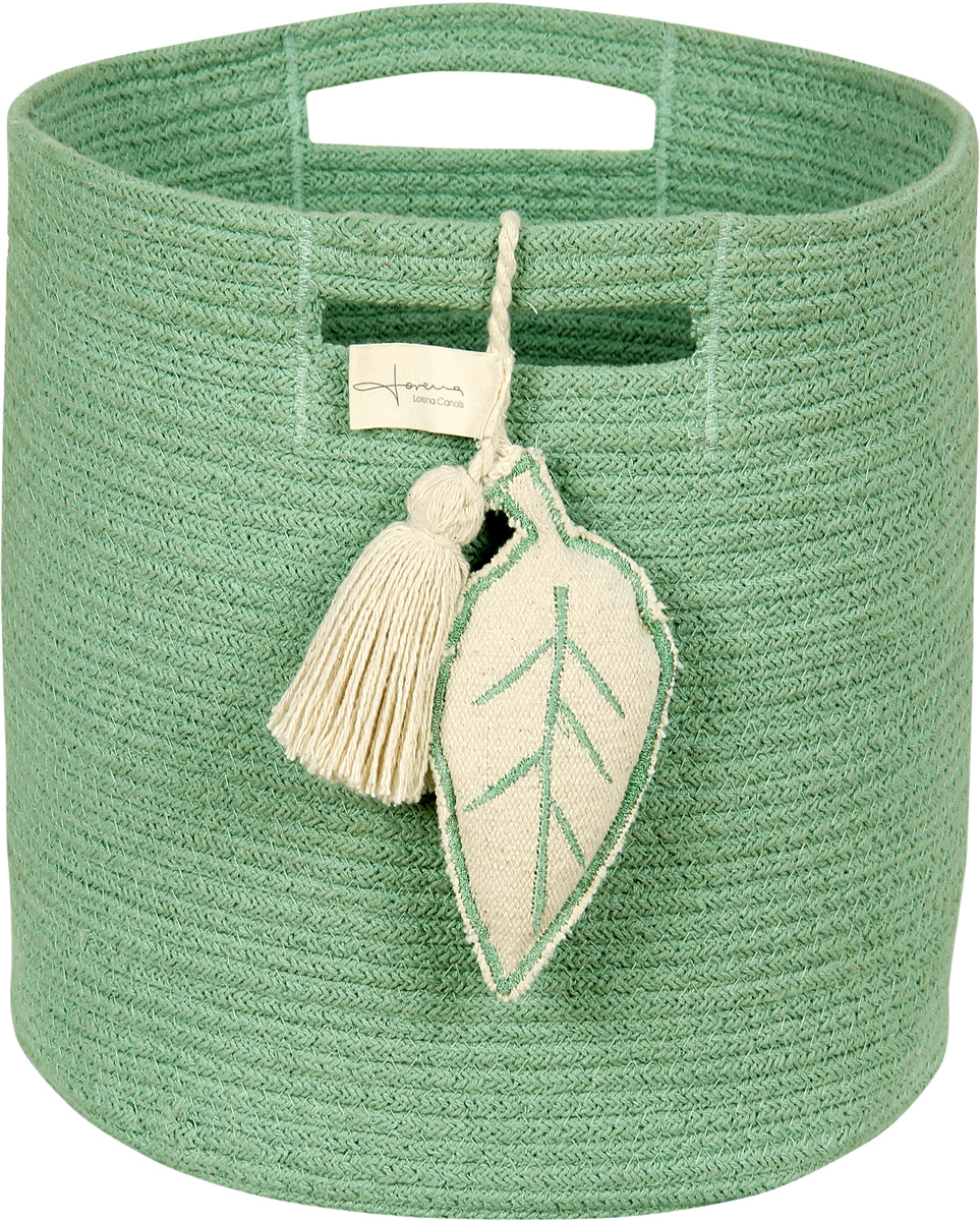 Lorena Canals Leaf Basket - Green