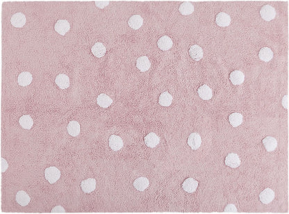 Lorena Canals Polka Dots Rug - Pink (4' x 5' 3")