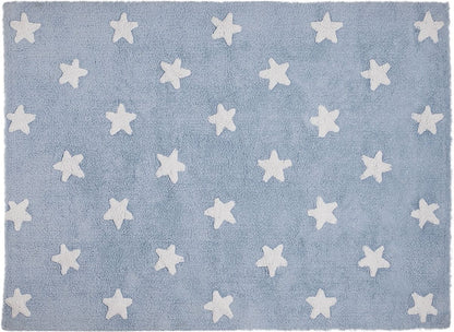 Lorena Canals Stars Rug - Blue (4' x 5' 3")