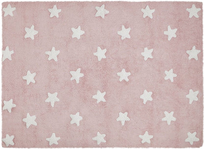 Lorena Canals Stars Rug - Pink (4' x 5' 3")