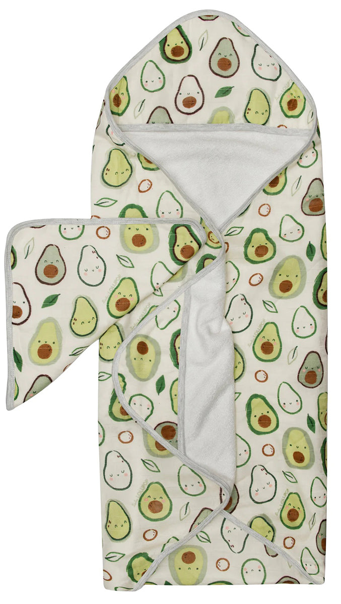 Loulou Lollipop Hooded Towel Set - Avocado